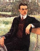 Nikolai Petrovitch Bogdanov-Belsky Portrait of N. F. Yusupov Germany oil painting artist